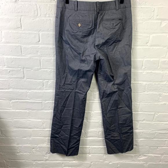 Talbots Women's Straight Leg Dress Pant Regular Fit Mid-Rise Gray Size 6P - Picture 2 of 5